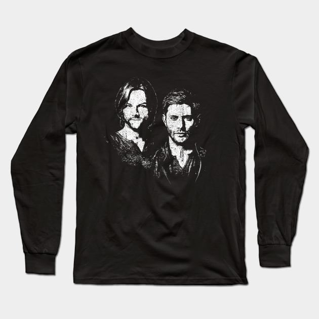 Sam and Dean Long Sleeve T-Shirt by huckblade